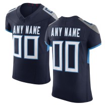 Men's Tennessee Titans Navy Vapor F.U.S.E. Elite Custom Jersey