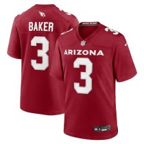 Men's Arizona Cardinals Budda Baker Number 3 Nike Cardinal Game Player Jersey