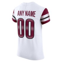 Men's Washington Commanders White Vapor Untouchable Elite Custom Alternate Jersey