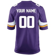 Youth Minnesota Vikings Custom Game Jersey