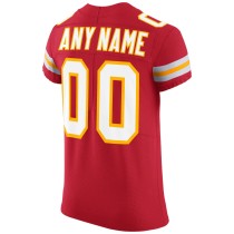 Men's Kansas City Chiefs Red Vapor F.U.S.E. Untouchable Custom Elite Jersey