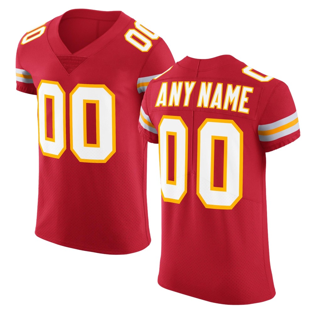 Men's Kansas City Chiefs Red Vapor F.U.S.E. Untouchable Custom Elite Jersey