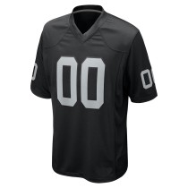 Men's Las Vegas Raiders Black Custom Game Jersey