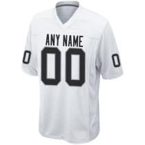 Men's Las Vegas Raiders White Custom Game Jersey