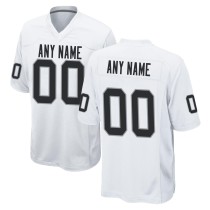 Men's Las Vegas Raiders White Custom Game Jersey