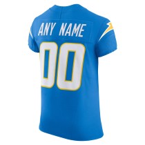 Men's Los Angeles Chargers Powder Blue Vapor F.U.S.E. Elite Custom Jersey