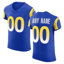 Men's Los Angeles Rams Royal Vapor F.U.S.E. Elite Custom Jersey