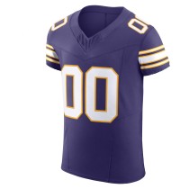 Men's Minnesota Vikings Purple Vapor F.U.S.E. Elite Custom Jersey