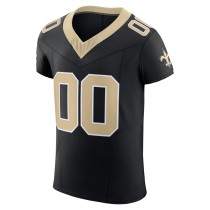 Men's New Orleans Saints Black Vapor F.U.S.E. Elite Custom Jersey