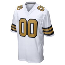 Men's New Orleans Saints White Alternate Custom Game Jersey