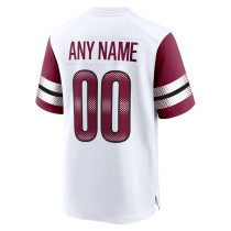 Men's Washington Commanders White Game Custom Player Jersey