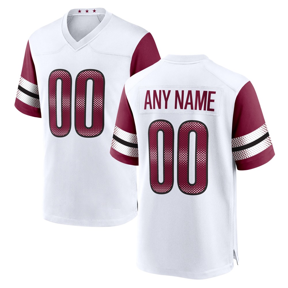 Men's Washington Commanders White Game Custom Player Jersey