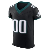 Men's Philadelphia Eagles Black Alternate Vapor F.U.S.E. Elite Custom Jersey