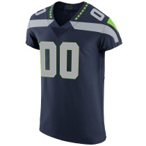 Men's Seattle Seahawks Navy Vapor Untouchable Custom Elite Jersey