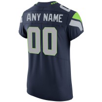 Men's Seattle Seahawks Navy Vapor Untouchable Custom Elite Jersey