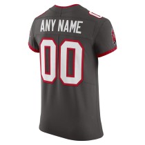 Men's Tampa Bay Buccaneers Pewter Vapor Elite Custom Jersey