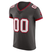 Men's Tampa Bay Buccaneers Pewter Vapor Elite Custom Jersey