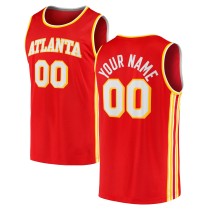 Men's Atlanta Hawks Fanatics Red Fast Break Replica Custom Jersey