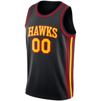 Men's Atlanta Hawks Jordan Brand Black Swingman Custom Jersey