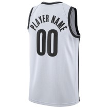 Men's Brooklyn Nets Nike White 202021 Swingman Custom Jersey