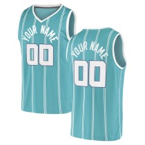 Men's Charlotte Hornets Fanatics Teal Fast Break Replica Custom Jersey