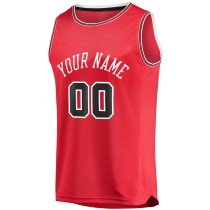 Men's Chicago Bulls Fanatics Red Fast Break Custom Replica Jersey