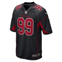 Men's Arizona Cardinals J.J. Watt Number 99 Nike Black 2nd Alternate Game Jersey