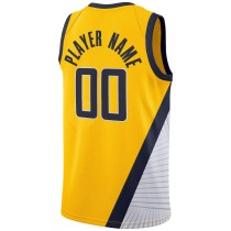 Men's Indiana Pacers Jordan Brand Gold Swingman Custom Jersey