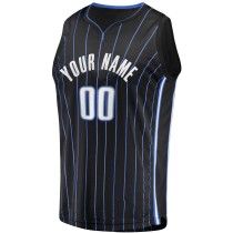 Men's Orlando Magic Fanatics Black Fast Break Custom Jersey