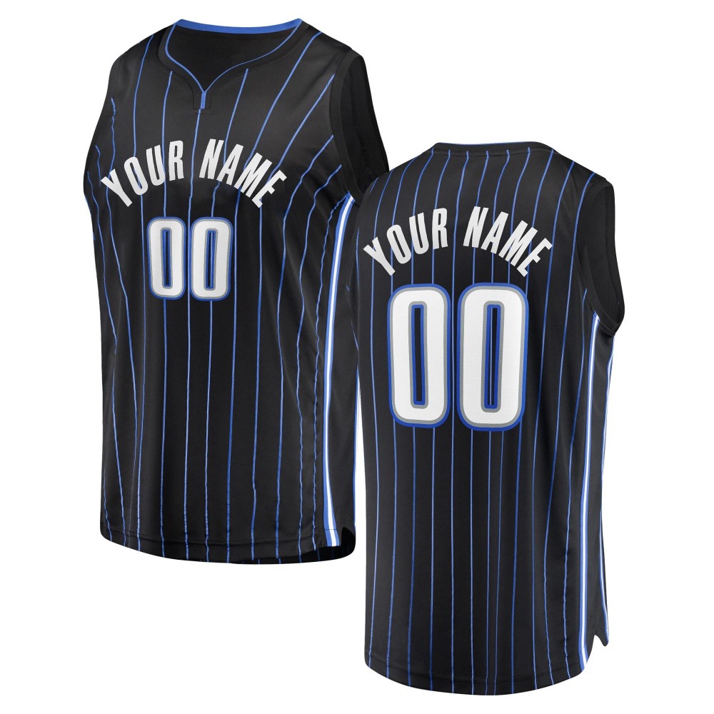 Men's Orlando Magic Fanatics Black Fast Break Custom Jersey