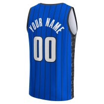 Men's Orlando Magic Fanatics Blue Fast Break Custom Jersey