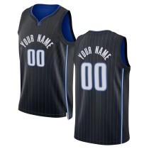 Men's Orlando Magic Nike Black 202122 Diamond Swingman Custom Jersey