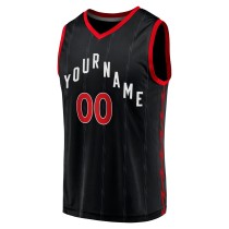 Men's Toronto Raptors Fanatics Black Fast Break Replica Custom Jersey