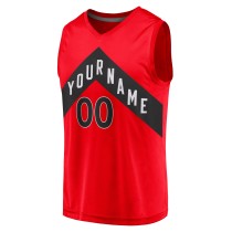 Men's Toronto Raptors Fanatics Red Fast Break Replica Custom Jersey