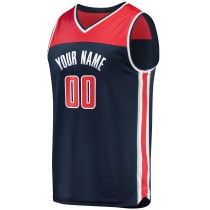 Men's Washington Wizards Fanatics Navy Fast Break Replica Custom Jersey