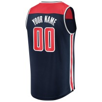 Men's Washington Wizards Fanatics Navy Fast Break Replica Custom Jersey