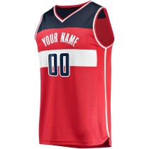 Men's Washington Wizards Fanatics Red Fast Break Custom Replica Jersey