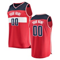 Men's Washington Wizards Fanatics Red Fast Break Custom Replica Jersey