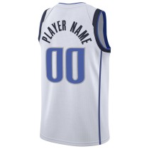 Men's Dallas Mavericks White Swingman Custom Jersey