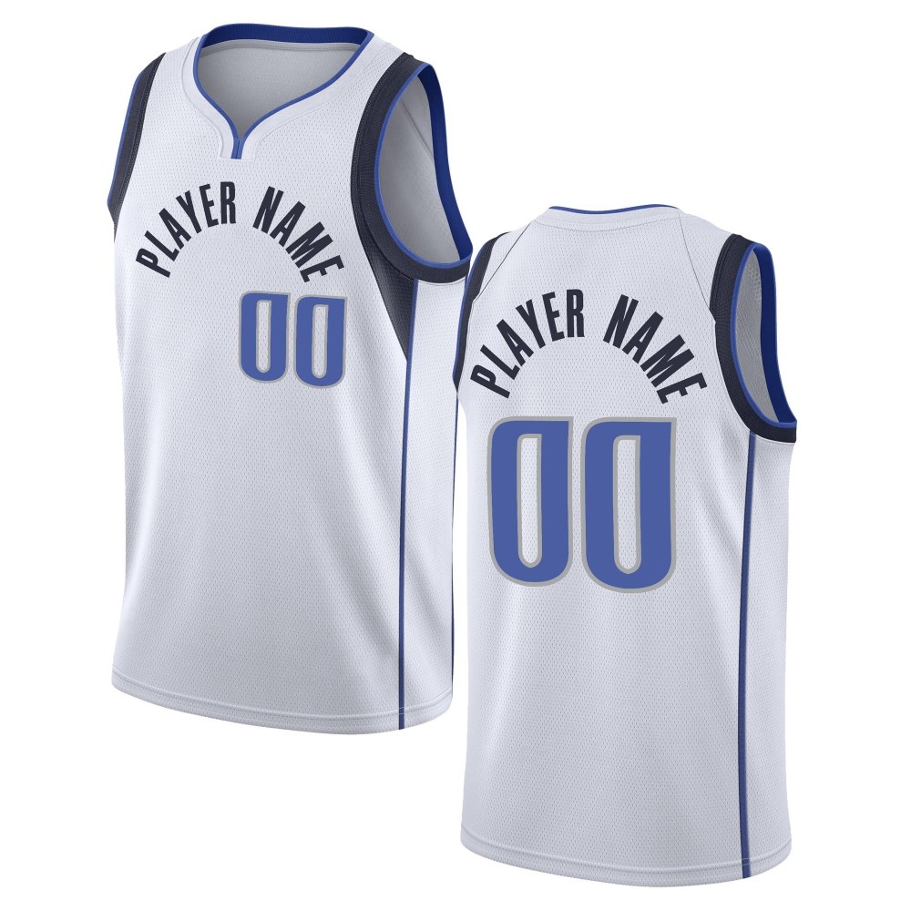 Men's Dallas Mavericks White Swingman Custom Jersey