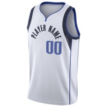 Men's Dallas Mavericks White Swingman Custom Jersey