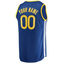 Men's Golden State Warriors Fanatics Royal Fast Break Custom Replica Jersey