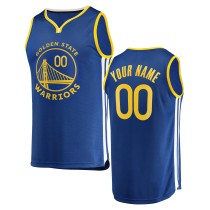 Men's Golden State Warriors Fanatics Royal Fast Break Custom Replica Jersey