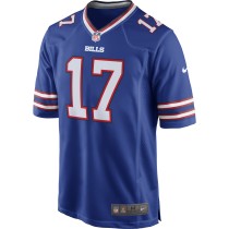 Men's Buffalo Bills Josh Allen Number 17 Nike Royal Team Game Player Jersey