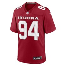 Men's Arizona Cardinals Carlos Watkins Number 94 Nike Cardinal Game Player Jersey