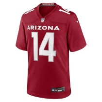 Men's Arizona Cardinals Michael Wilson Number 14 Nike Cardinal Team Game Jersey