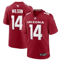 Men's Arizona Cardinals Michael Wilson Number 14 Nike Cardinal Team Game Jersey