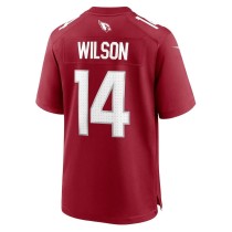 Men's Arizona Cardinals Michael Wilson Number 14 Nike Cardinal Team Game Jersey