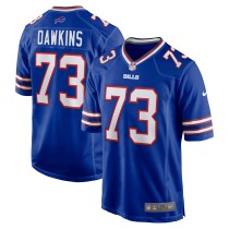 Men's Buffalo Bills Dion Dawkins Number 73 Nike Royal Game Player Jersey