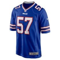 Men's Buffalo Bills A.J. Epenesa Number 57  Nike Royal Game Player Jersey